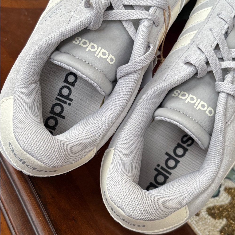 Brand New Adidas VL Court Bold Sneakers Lace Up Skateboarding Platform 3-Stripe - Picture 11 of 16
